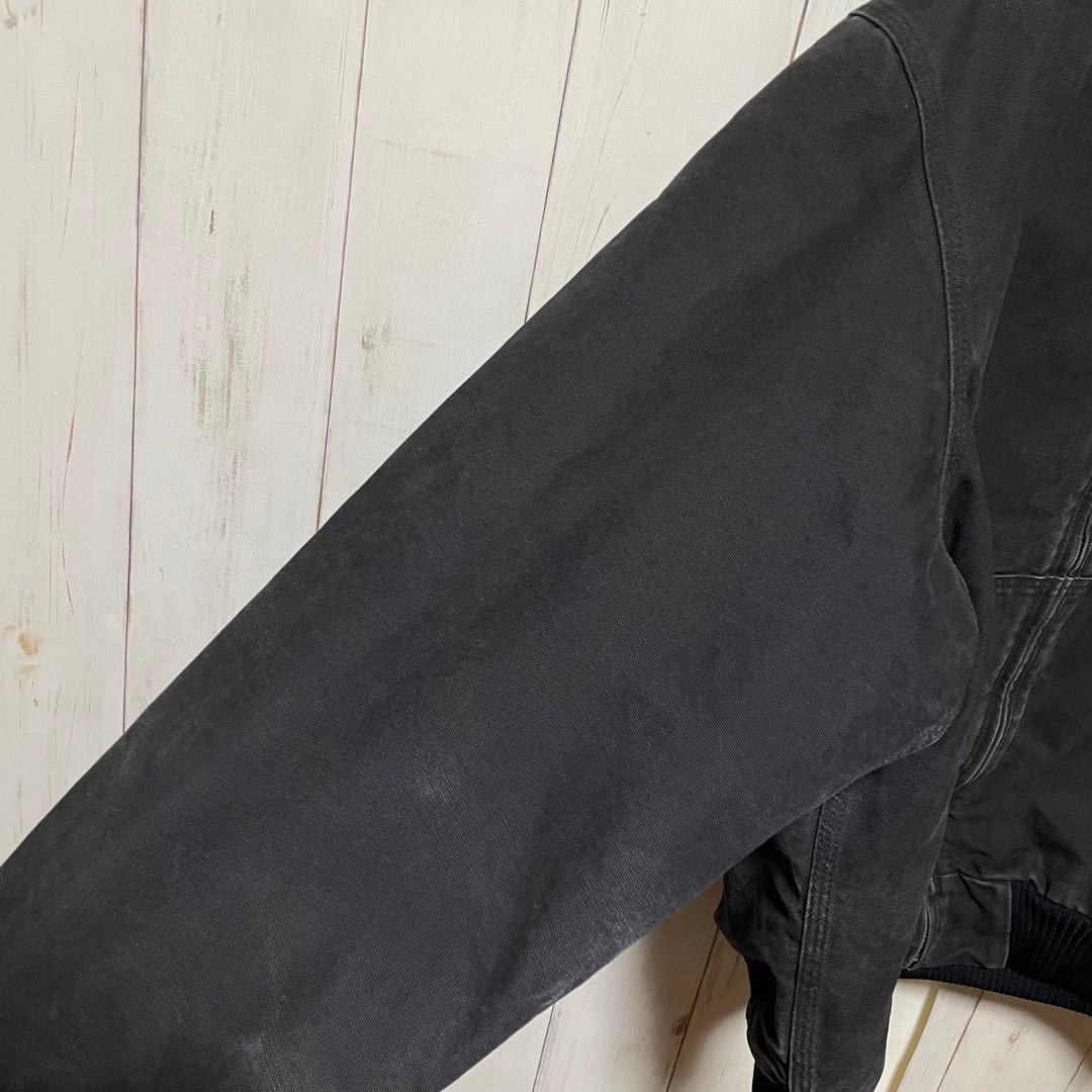 カーハート BLK ブラック 黒 USA製生地 ダック ジャケット ビッグサイズ