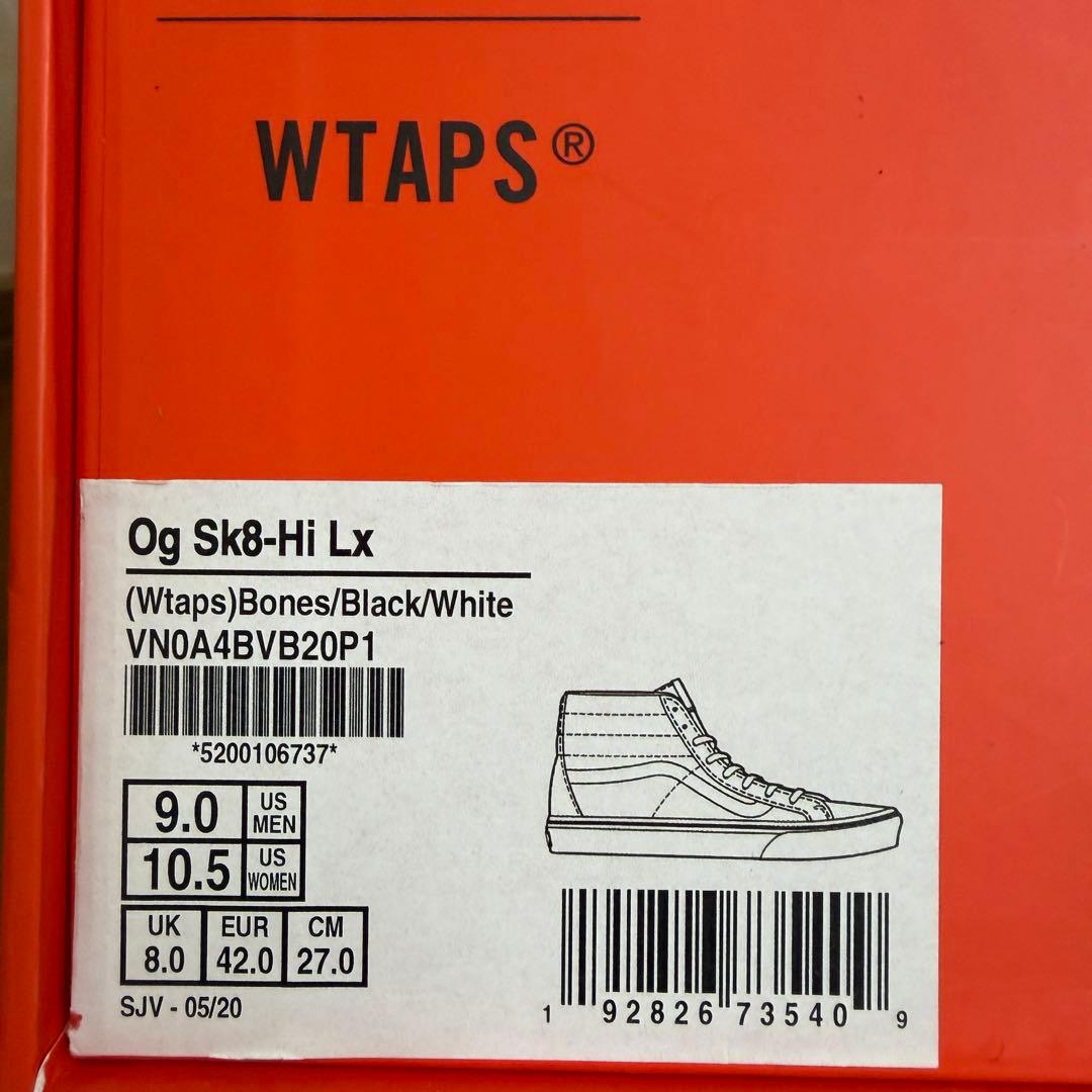 靴 VANS WTAPS SK8-Hi VAULT 27cm