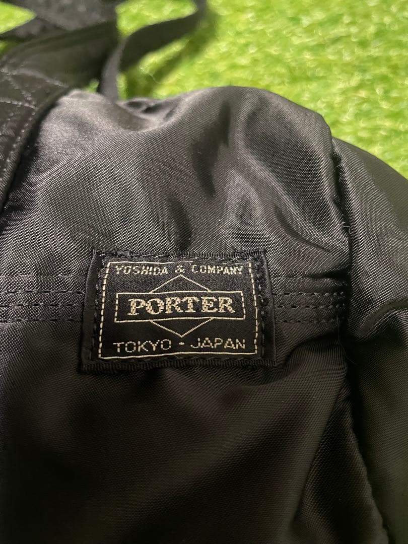 PORTER ミニボストンバッグ ブラック　タンカー