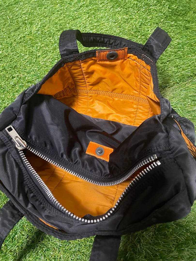 PORTER ミニボストンバッグ ブラック　タンカー