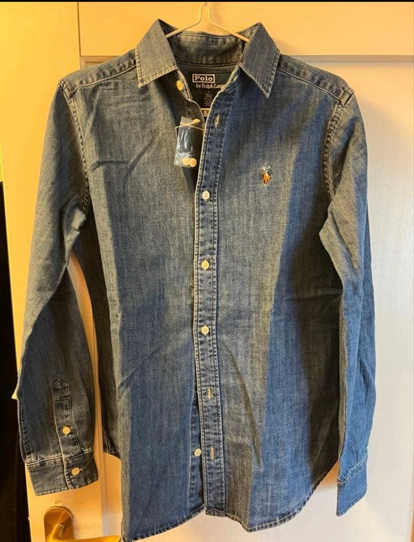 新品POLO ラルフローレン ヴィンテージ加工 デニムシャツ
