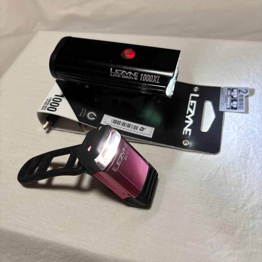 アクセサリー LEZYNE Lite Drive 1000XL LEZYNE KTV DRIV