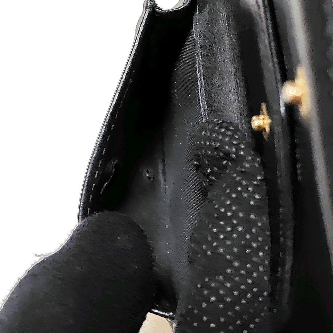 JIMMY CHOO ジミーチュウ　折り財布　黒　レザー　金具ロゴ　シンプル