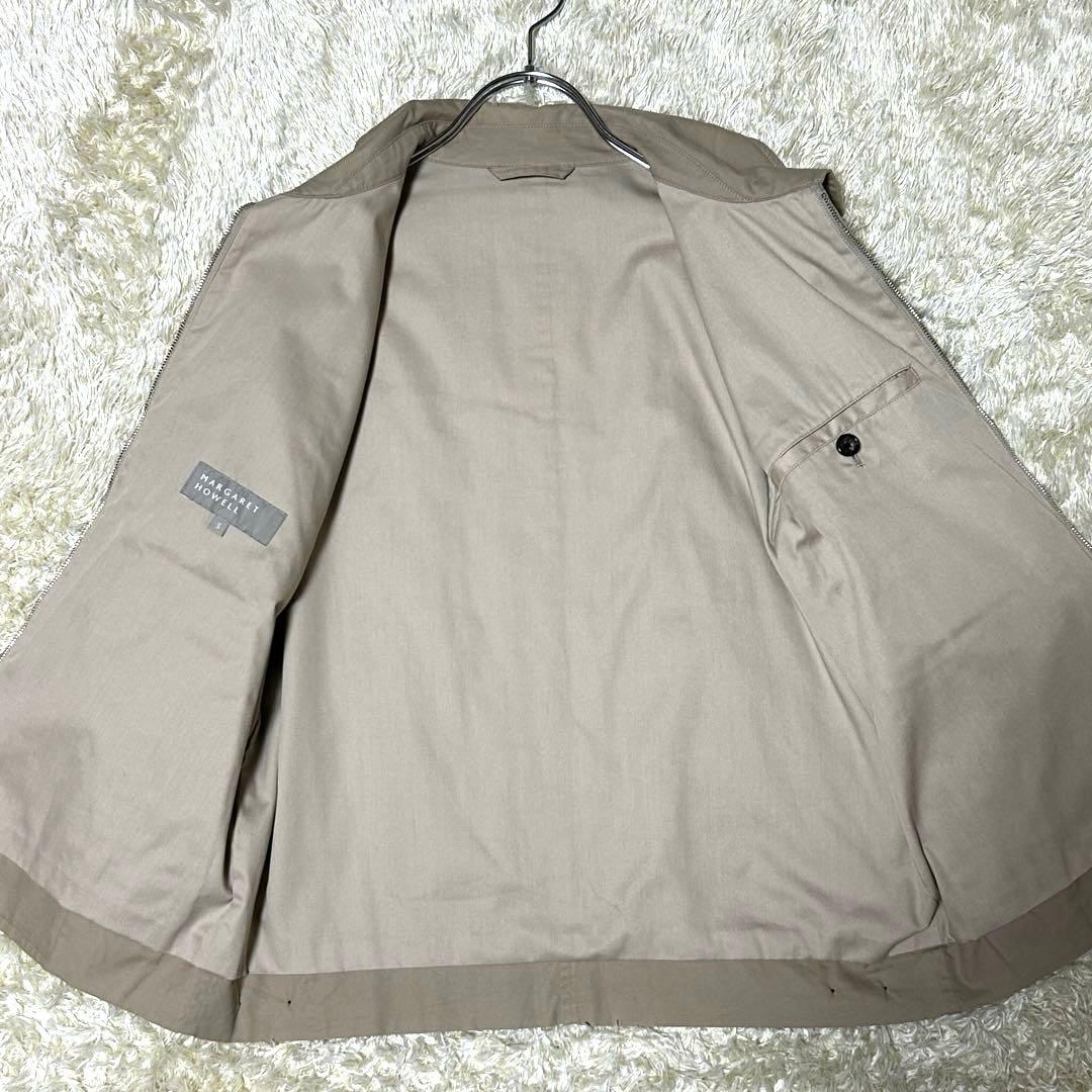 【極美品 近年 洗える】マーガレットハウエル　ブルゾン　スイングトップ　ジップ