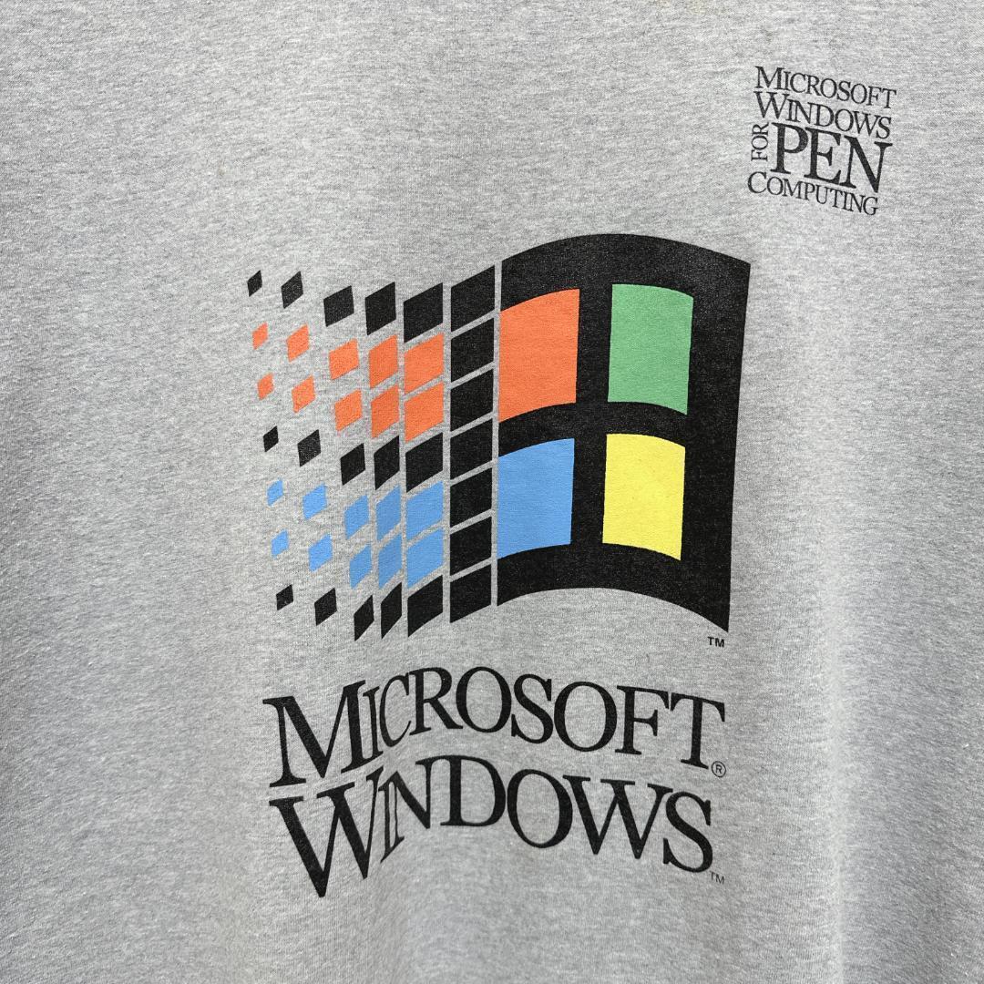 90s Microsoft Windows シングルステッチ Tシャツ 529