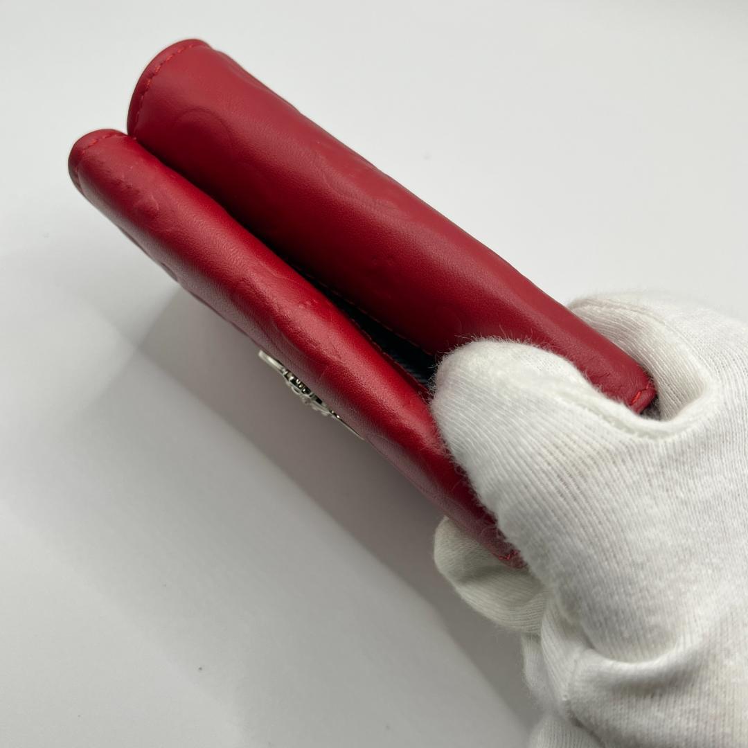 ゆな様　Vivienne Westwood 新品 ミニ財布 レター型 赤 型押し
