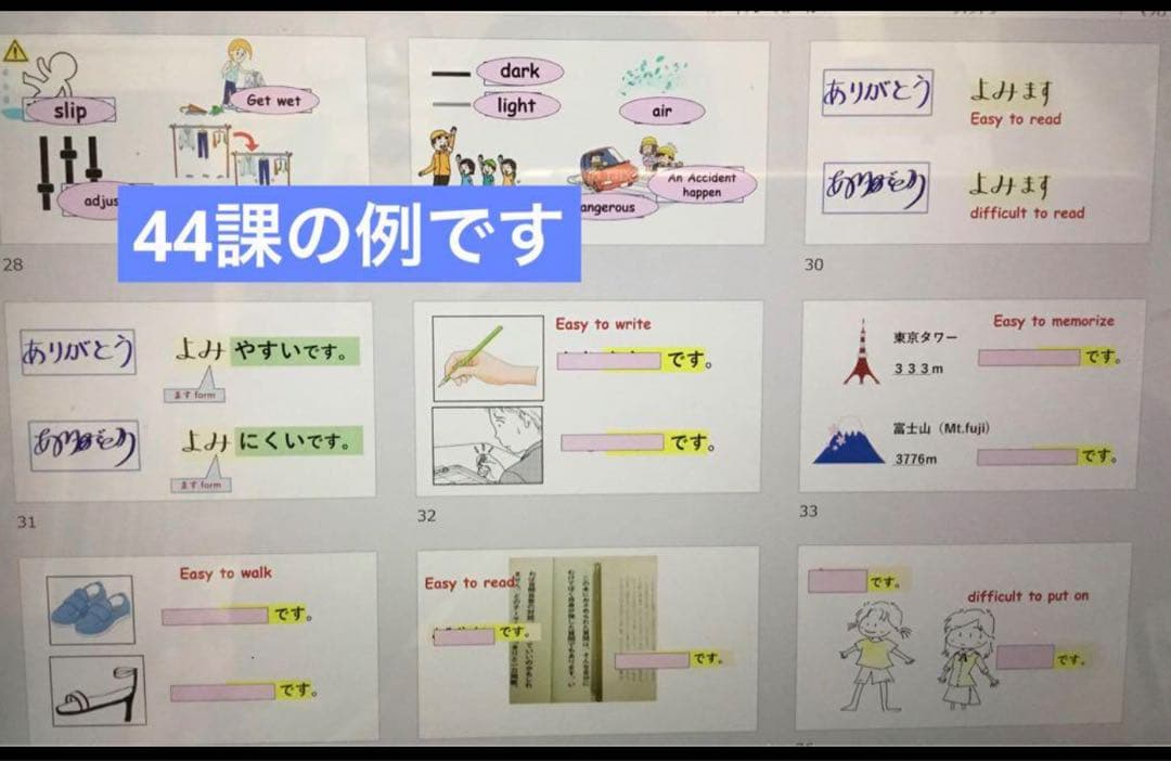 みんなの日本語 初級　教案　50課分（英語サポート付）