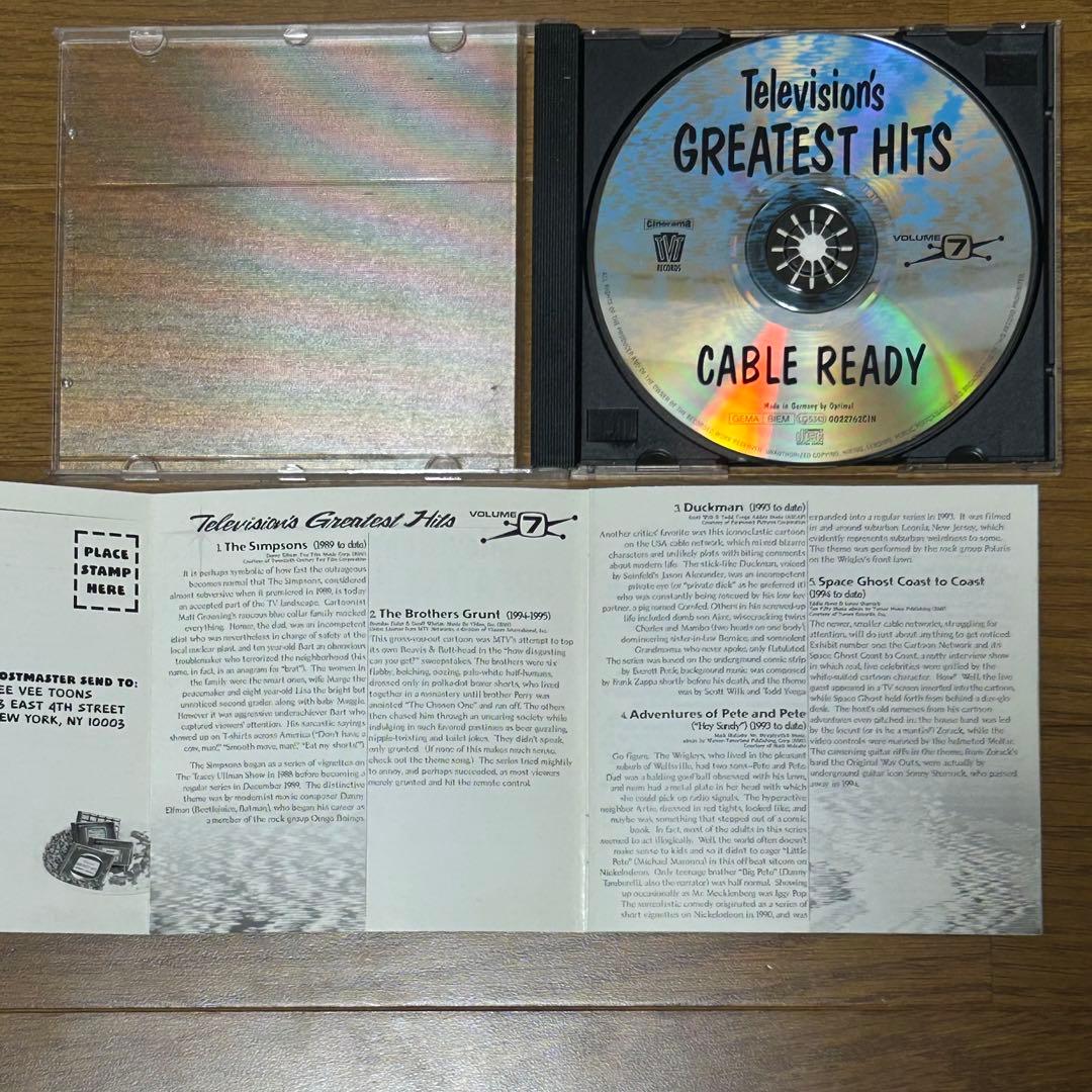 CD 海外テレビテーマ曲　CABLE READY