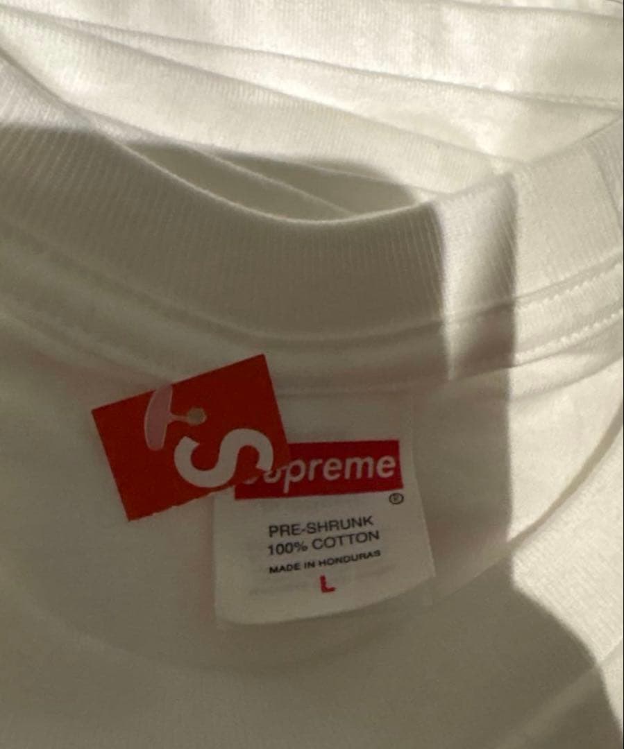 Supreme Arabic Box Logo Tee L ホワイト