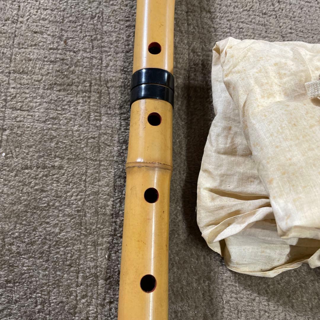 結*治様 古い 尺八 竹製 55cm 和楽器 アンティーク