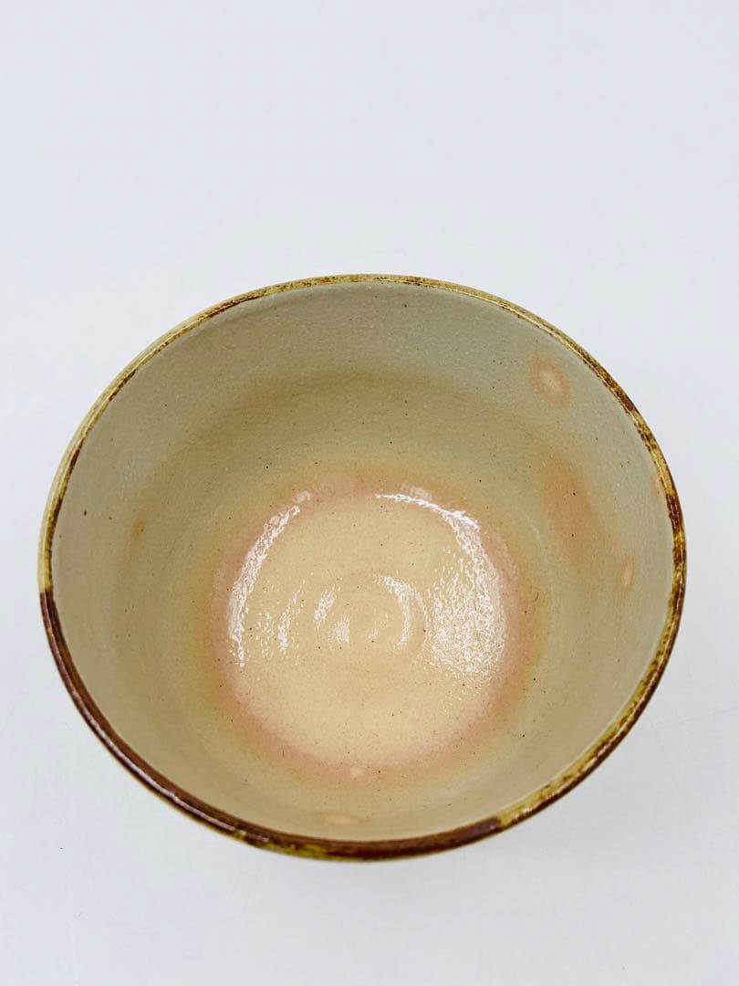 GACHANさん専用【南口閑粋】乾山写　竹の子茶碗　杣山焼　桐共箱　共布