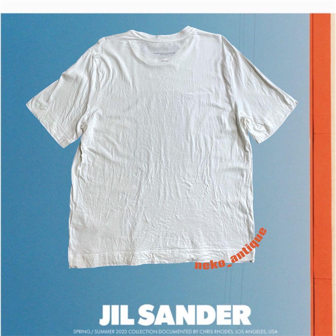 イタリア製 JIL SANDER ジルサンダー 限定Tシャツ 写真プリント転写白