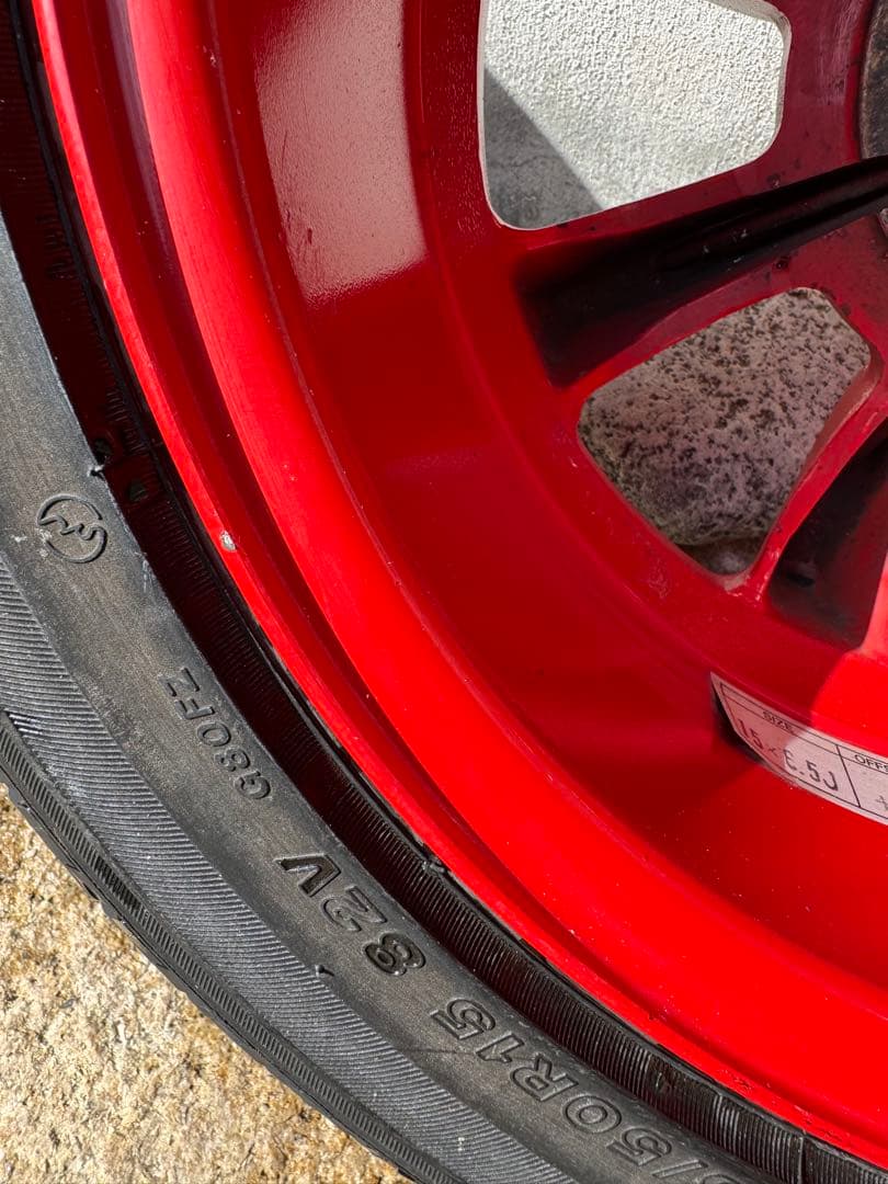 wakuchan RSワタナベ 15×6.5J +40 4本セット
