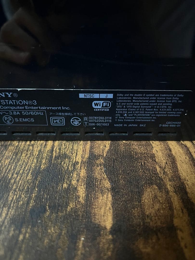 PS3 初期型本体 コントローラーCECHA00　ジャンク　PS.PS3動作品