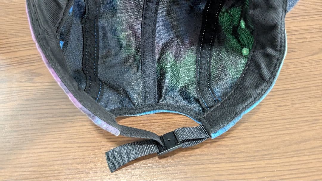【マツ】supreme キャップ　タイダイ　ネイビー