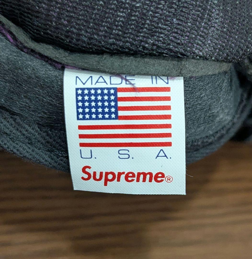 【マツ】supreme キャップ　タイダイ　ネイビー