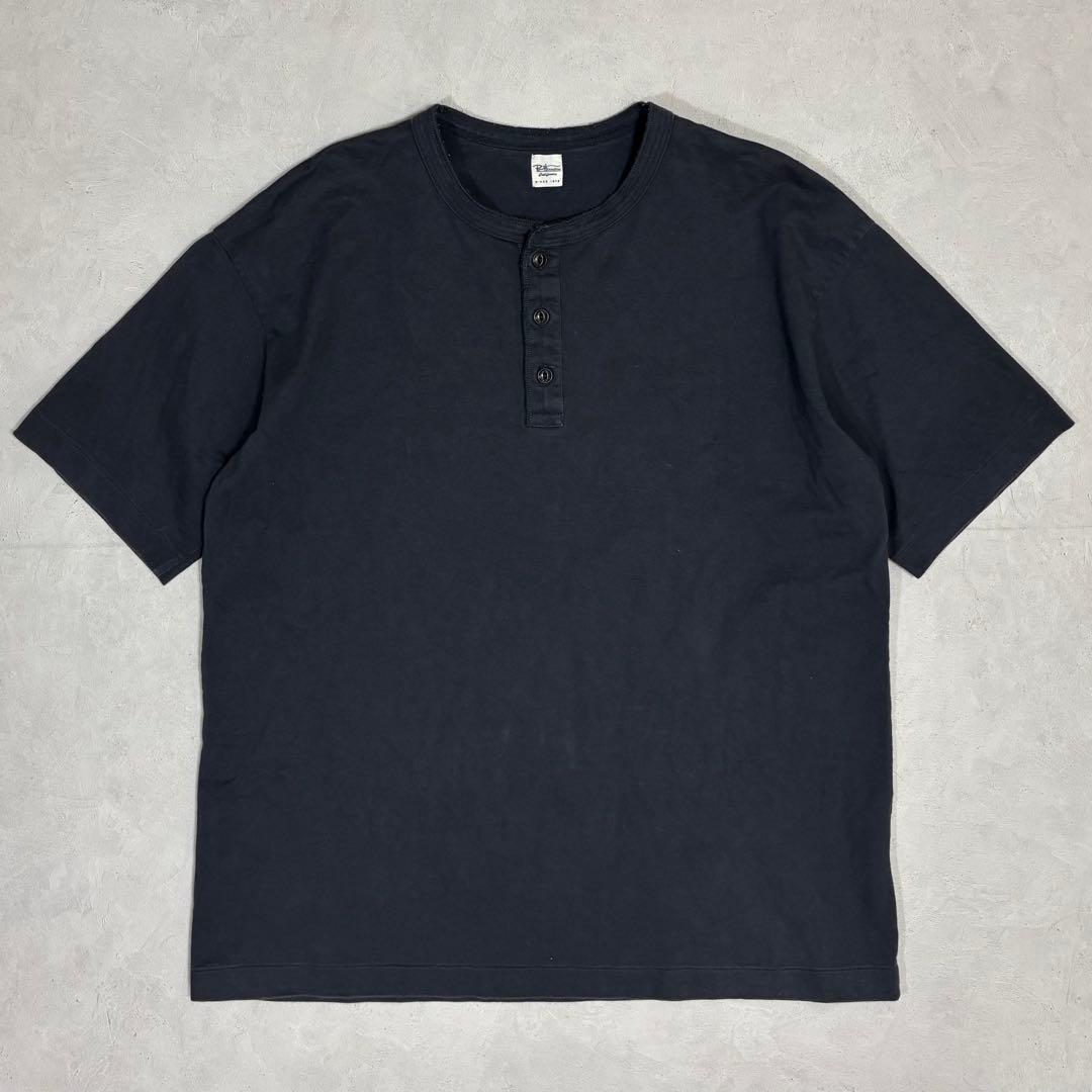 Ron Herman ロンハーマン　ヘンリーネック　Tシャツ　黒　コットン