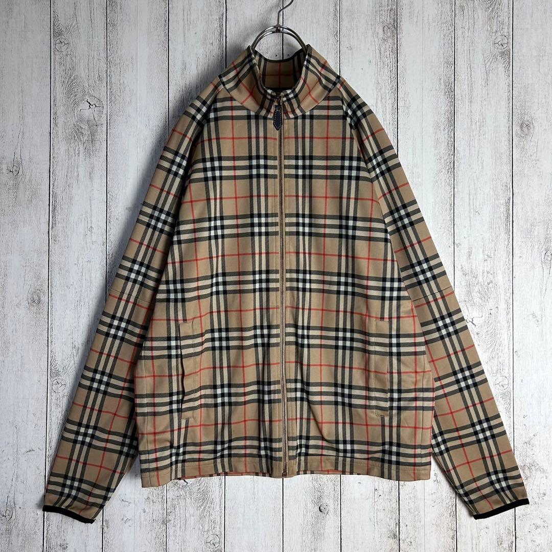 295【美品・現行】バーバリー☆ノバチェックトラックジャケット ジャージ
