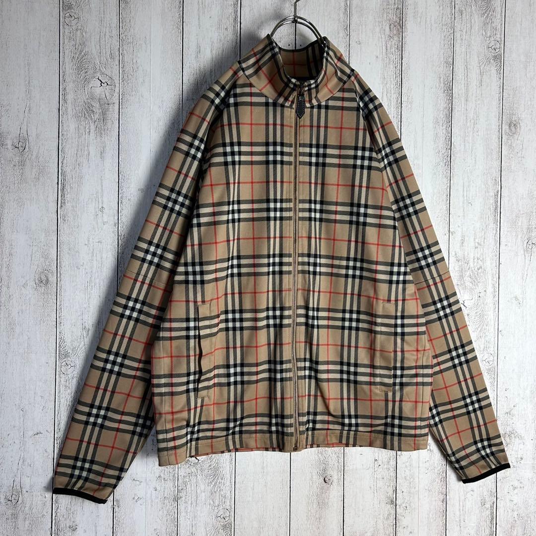 295【美品・現行】バーバリー☆ノバチェックトラックジャケット ジャージ