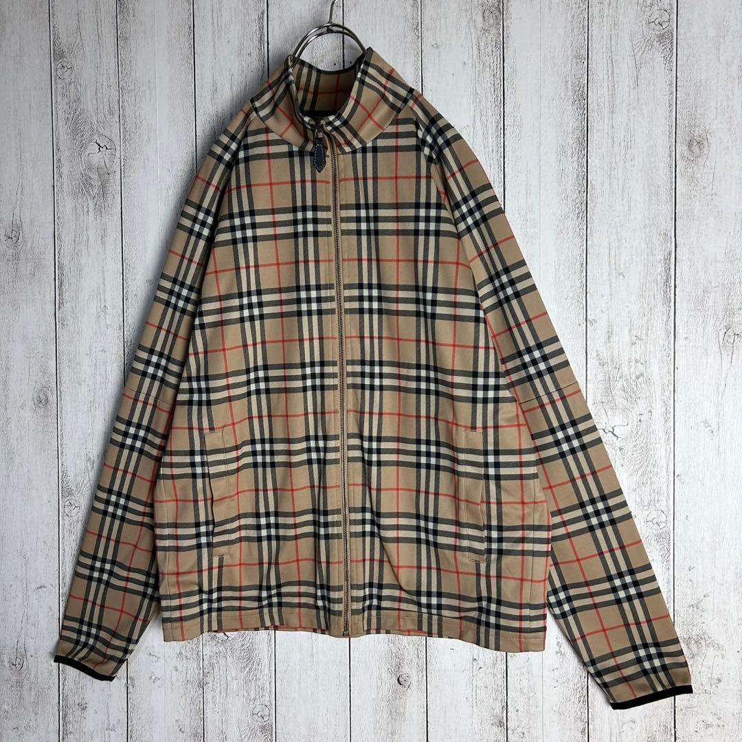 295【美品・現行】バーバリー☆ノバチェックトラックジャケット ジャージ