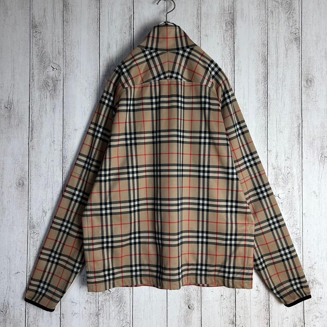 295【美品・現行】バーバリー☆ノバチェックトラックジャケット ジャージ