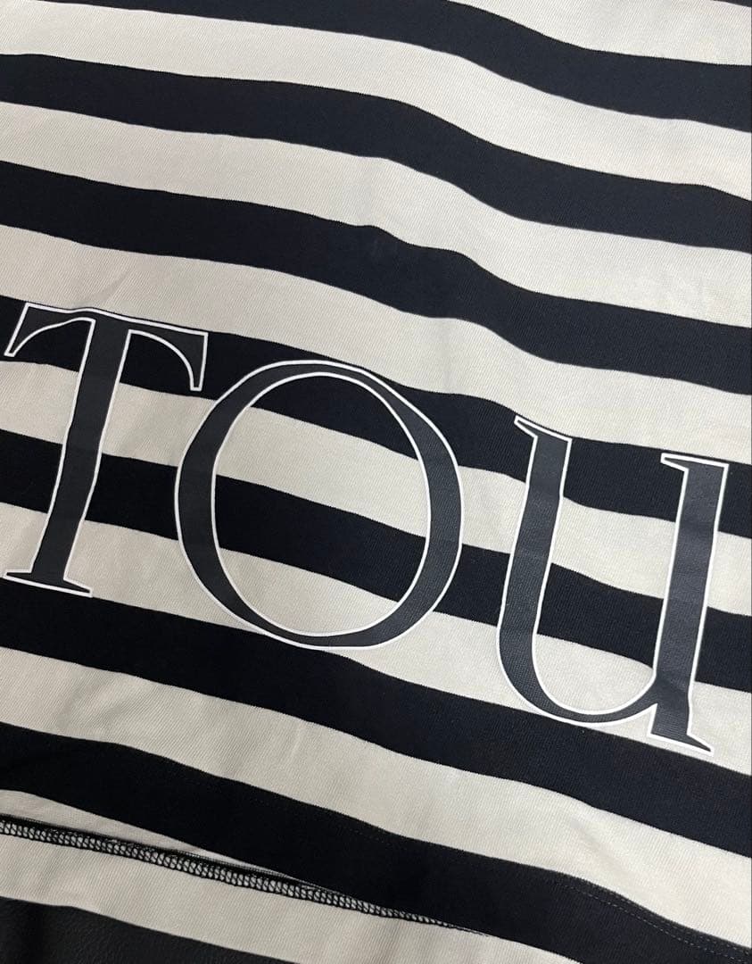 PATOU パトゥ ボーダー 半袖Tシャツ XS