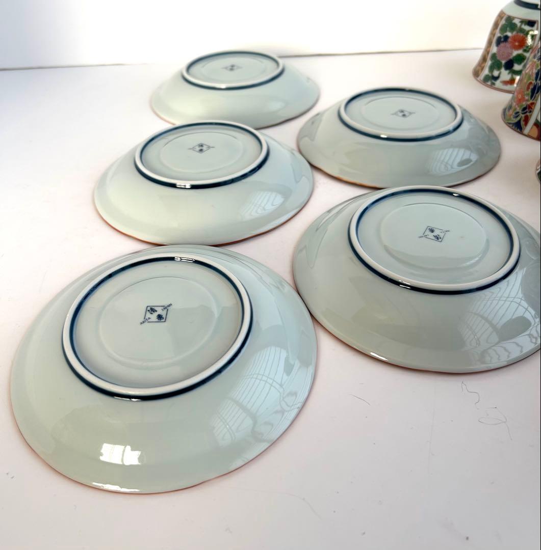 【新品】 有田焼 古伊万里 清秀 珈琲揃 カップ＆ソーサー 5客セット 桐箱入
