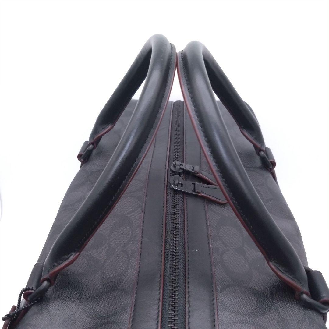 【美品】COACH ボストンバッグ F23207 2WAY 大容量 シグネチャー