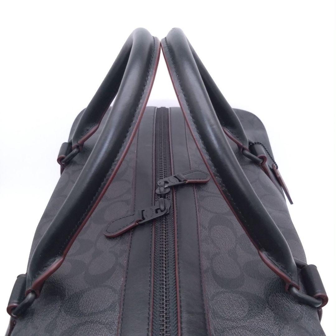 【美品】COACH ボストンバッグ F23207 2WAY 大容量 シグネチャー