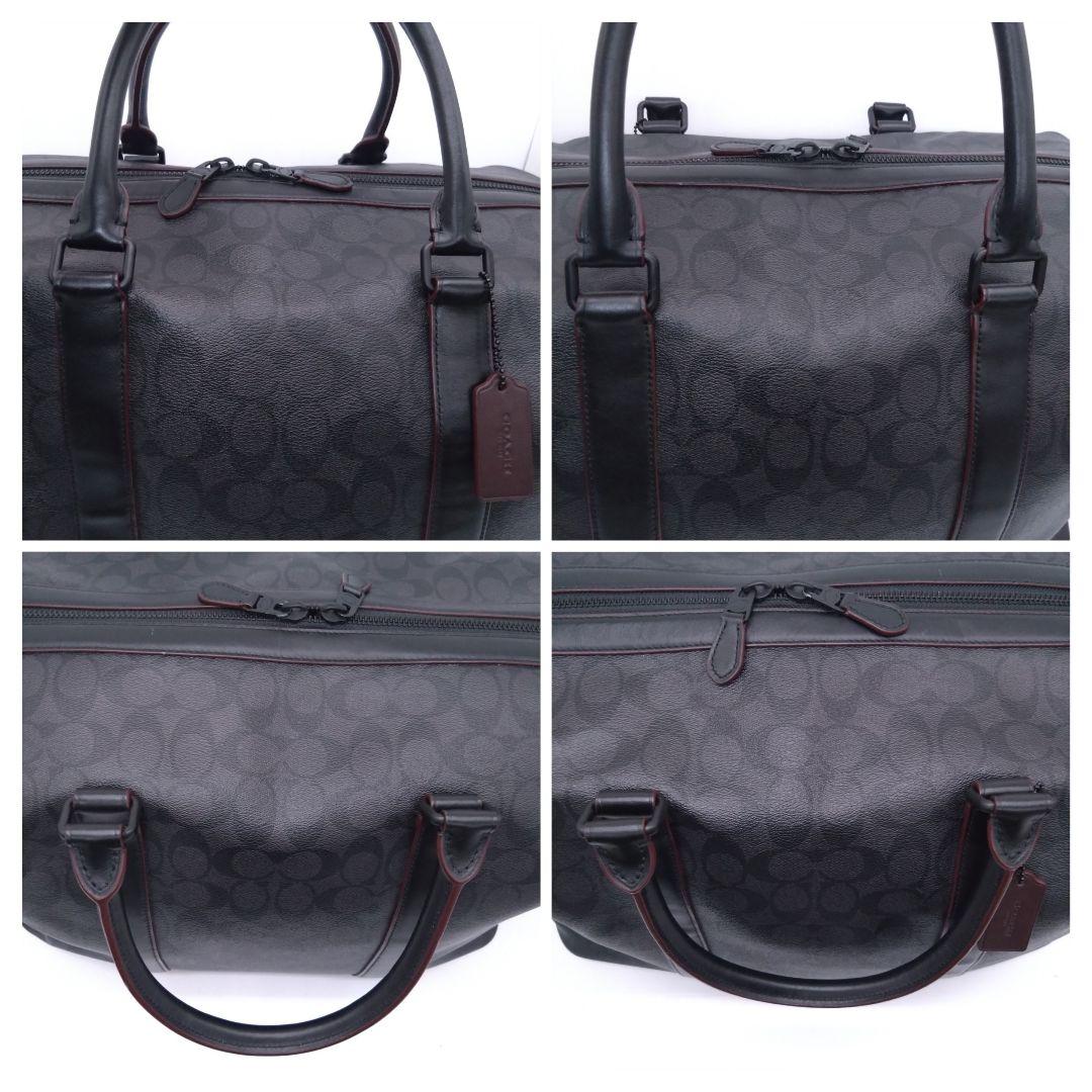 【美品】COACH ボストンバッグ F23207 2WAY 大容量 シグネチャー
