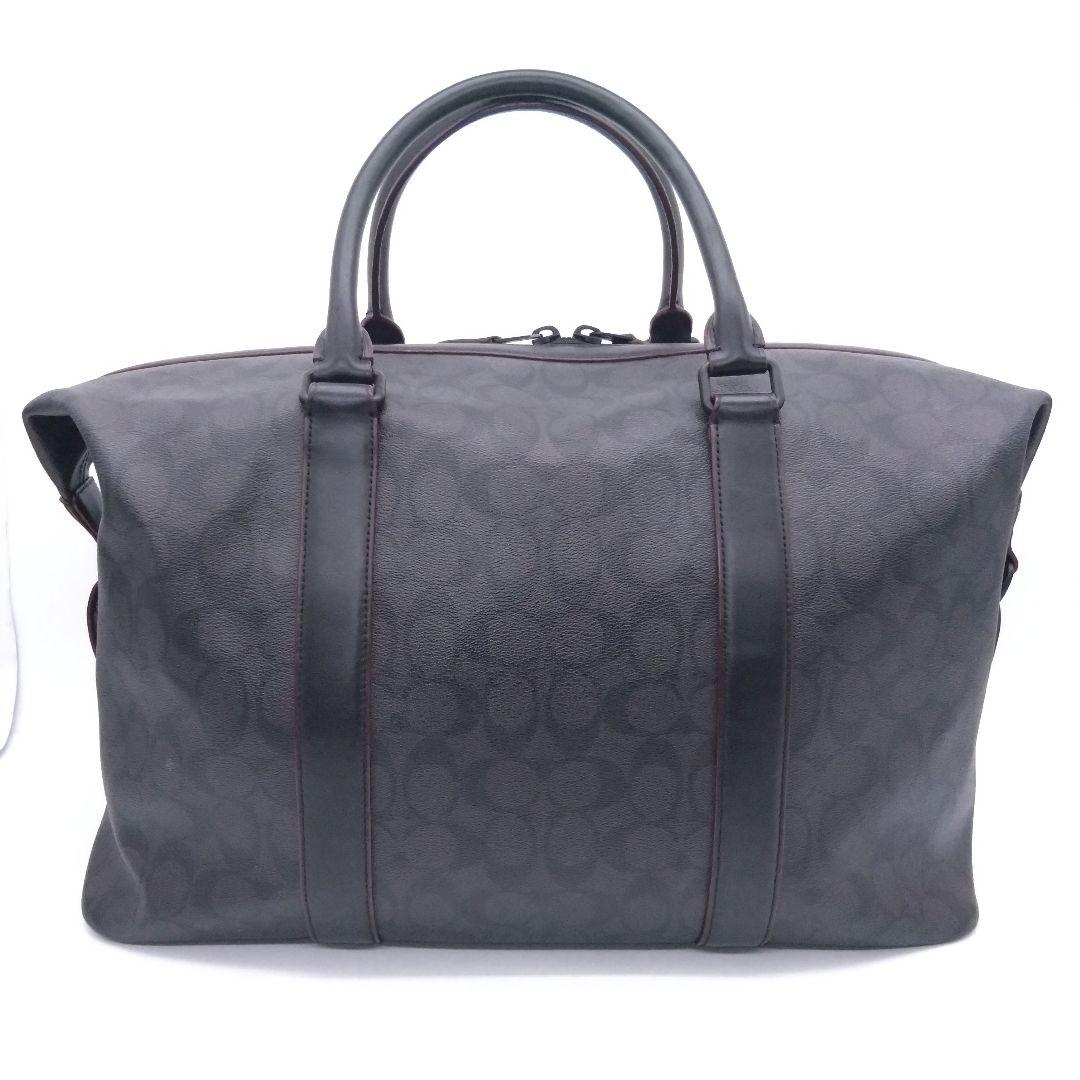 【美品】COACH ボストンバッグ F23207 2WAY 大容量 シグネチャー