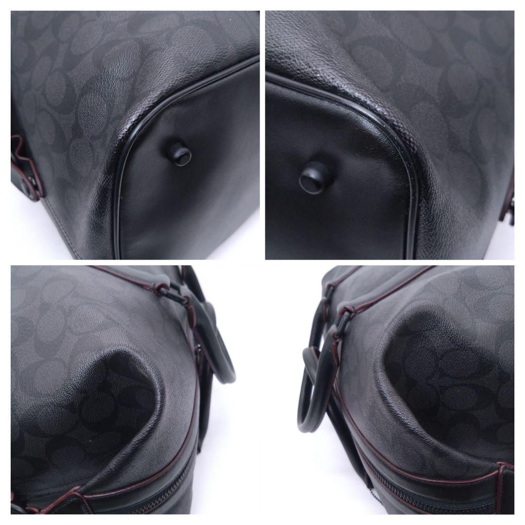 【美品】COACH ボストンバッグ F23207 2WAY 大容量 シグネチャー