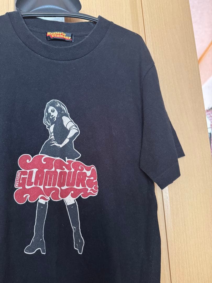 ヒステリックグラマーヴィクセンガールTシャツブラック