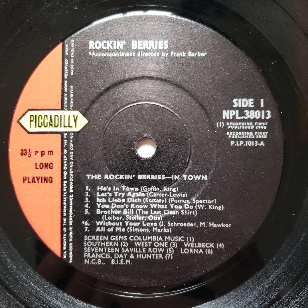 THE ROCKIN' BERRIES IN TOWN LP レコード