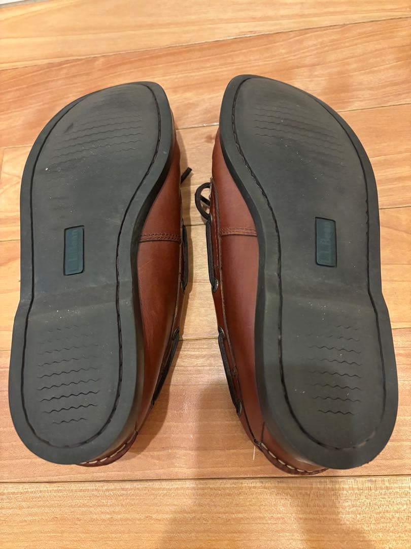 【大幅値下げ】LL bean ブラウン レザー デッキシューズ