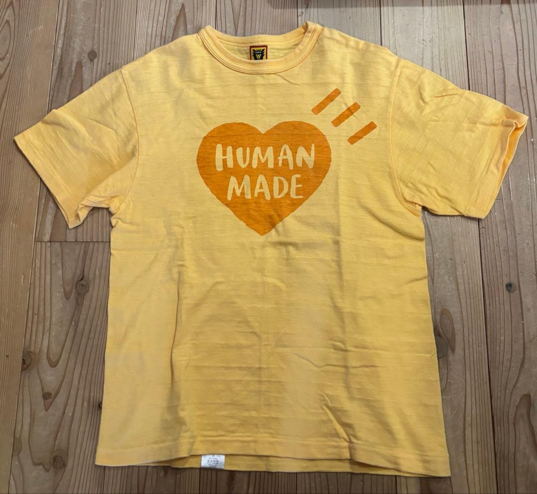 Human made Tシャツ 黄 Mサイズ