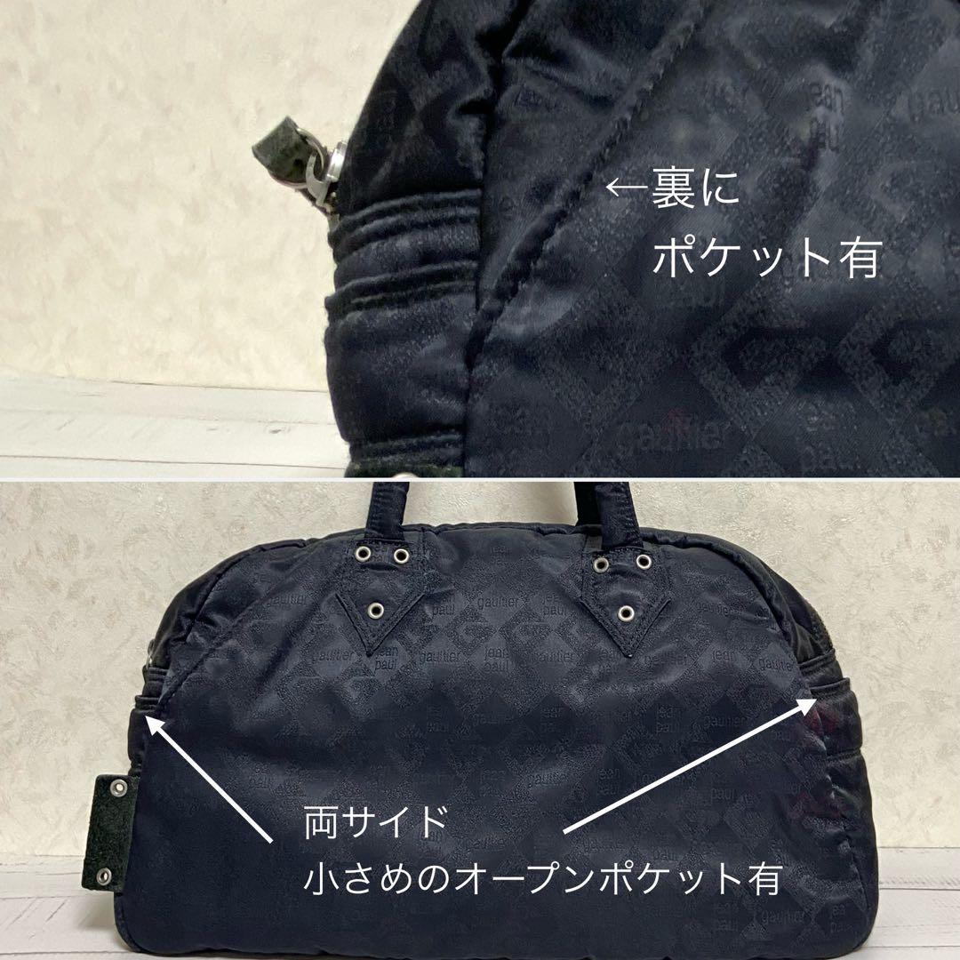 ゴルチエ　ボストン型バッグ　モノグラム／GAULTIER