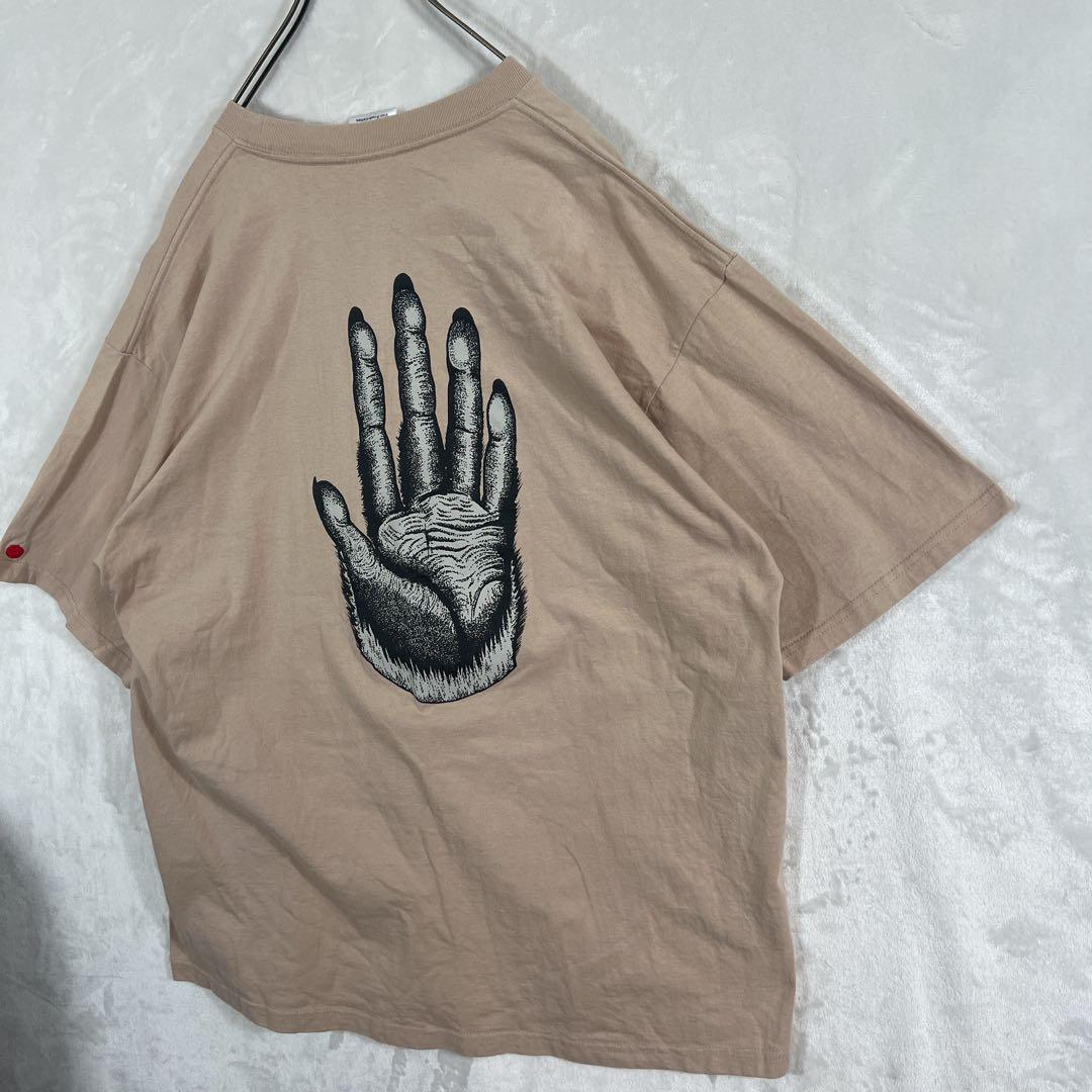 ADI GOAT ゴート プリント ベージュ Tシャツ