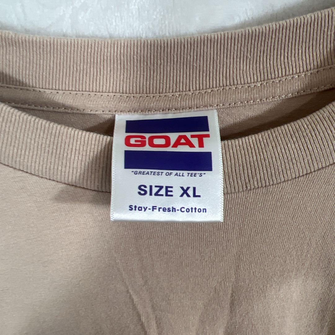 ADI GOAT ゴート プリント ベージュ Tシャツ