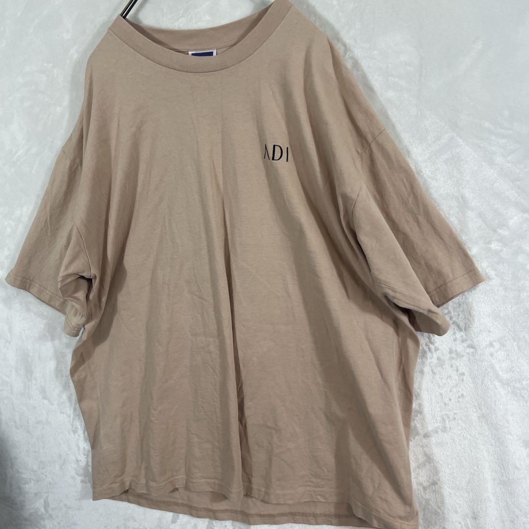 ADI GOAT ゴート プリント ベージュ Tシャツ