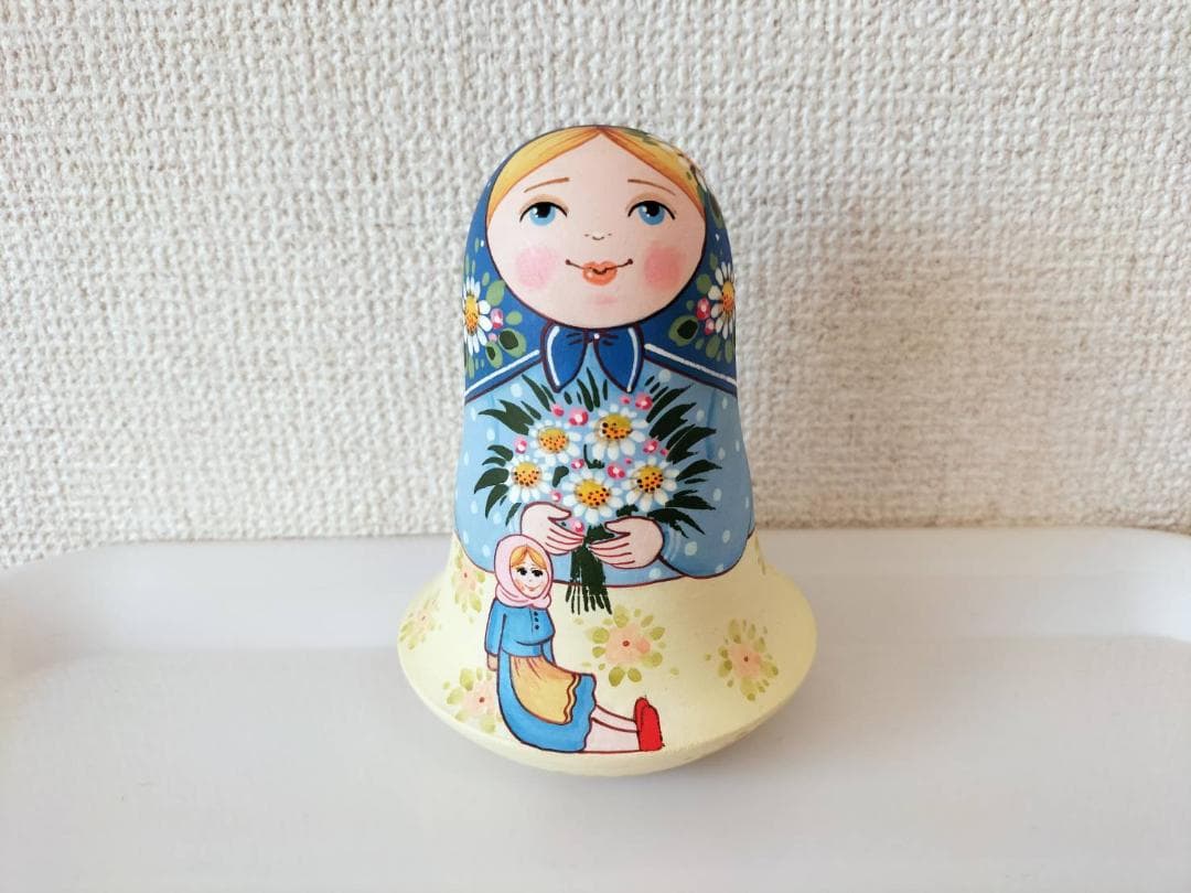 【IBN029】北欧ロシア雑貨の起き上がりこぼし イワンツォワ作