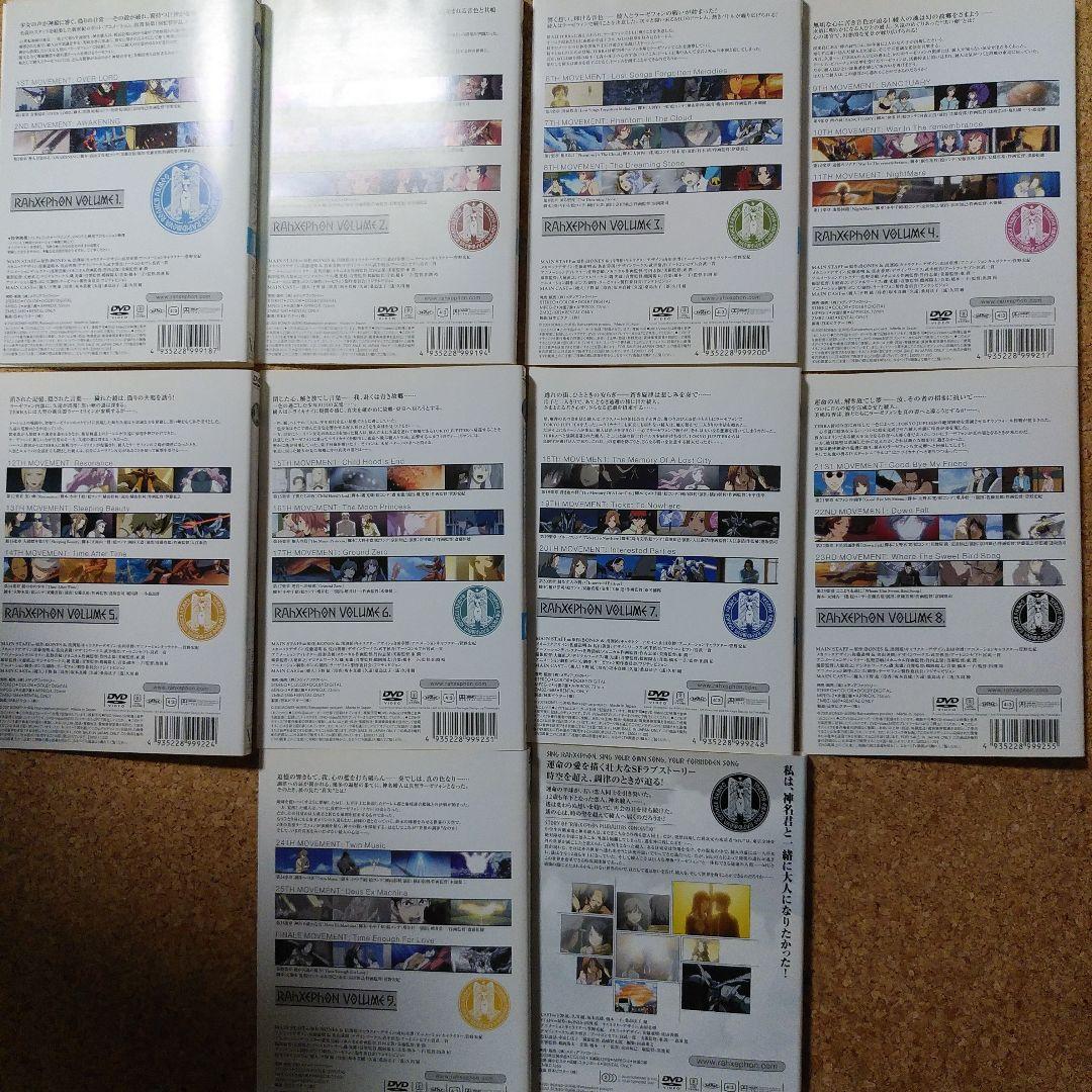 ラーゼフォン TV版 全9巻 + 劇場版　計１０巻　レンタル落ちＤVD