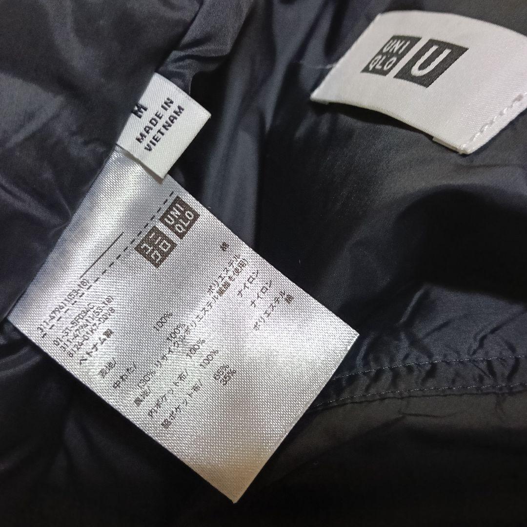 ユニクロユー パフテックショートブルゾン　UNIQLO U　ブラック M