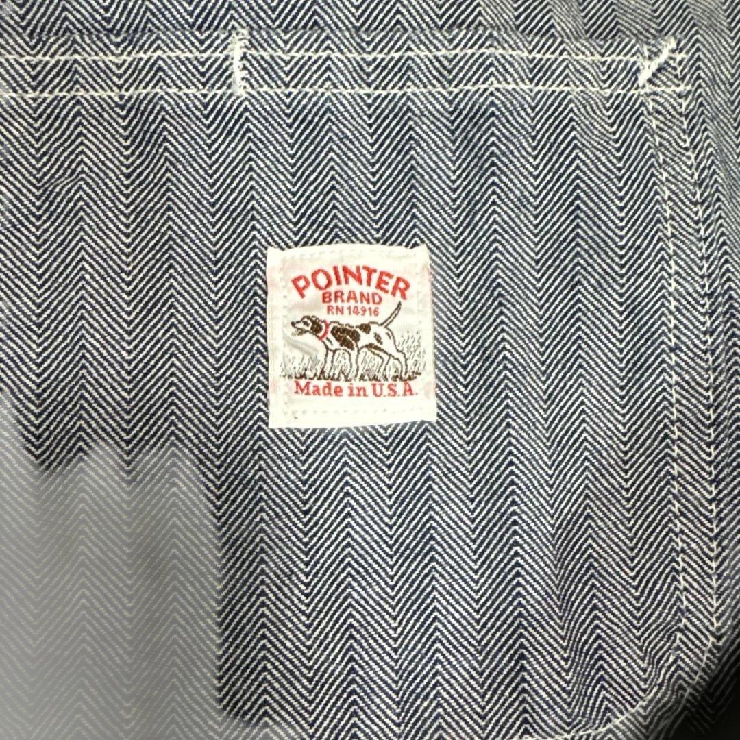 POINTER BRAND ヘリンボーンカバーオール M