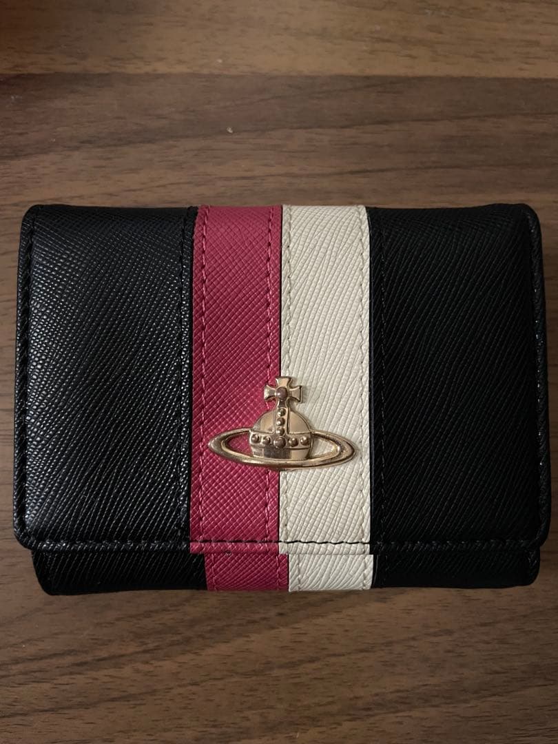 Vivienne Westwood 三つ折り財布 黒/白/赤