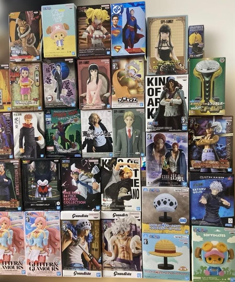 新品 未開封 プライズ まとめ売り 人気アニメ36体 ジャンプ 激安 鬼滅 呪術