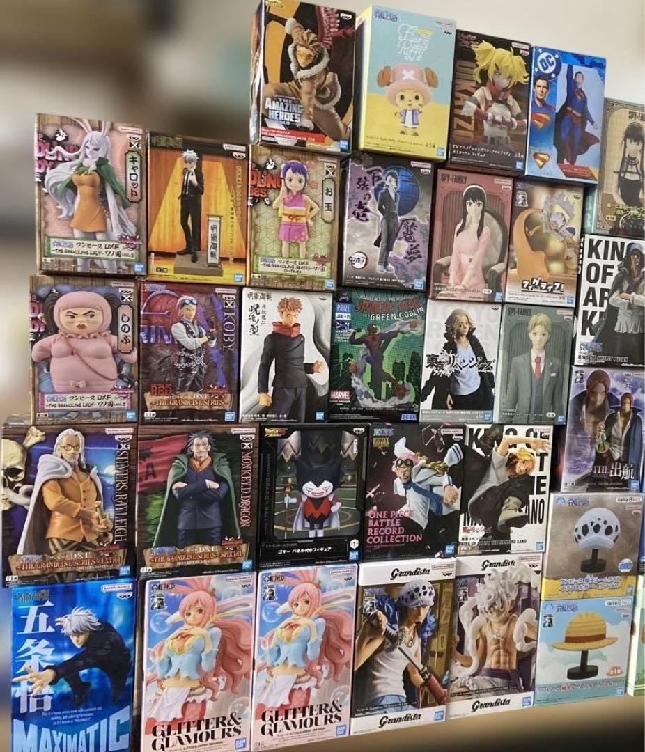 新品 未開封 プライズ まとめ売り 人気アニメ36体 ジャンプ 激安 鬼滅 呪術