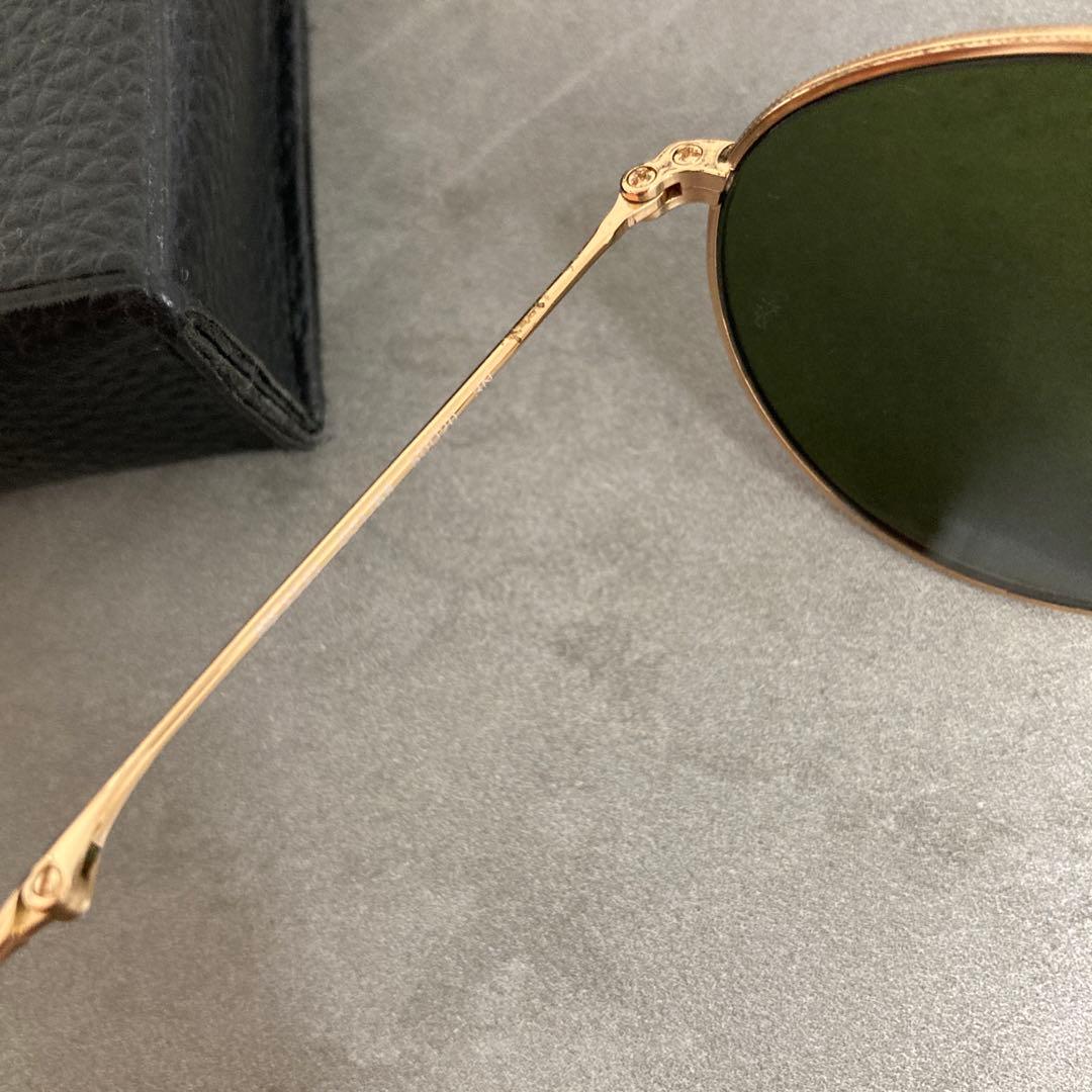 Ray-Ban レイバン 折りたたみサングラス ブルーミラーサングラス ケース付