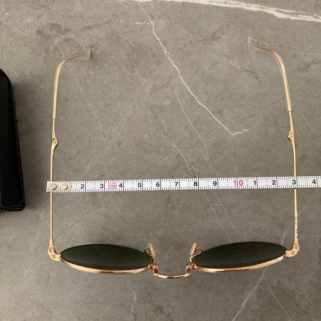 Ray-Ban レイバン 折りたたみサングラス ブルーミラーサングラス ケース付
