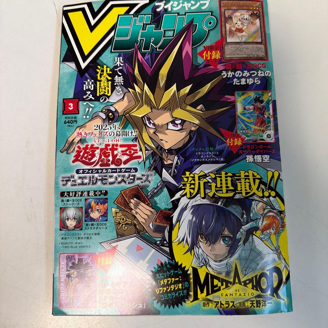 176 Vジャンプ 2025年 1月号〜9月号 全付録カード付き　希少